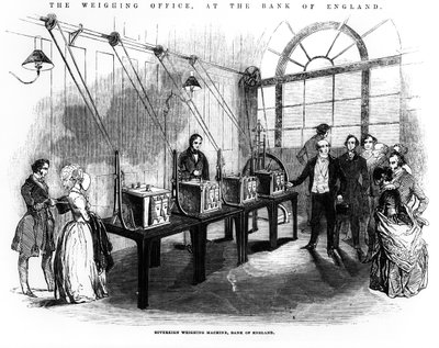 Sovereign Weighing Machine, Bank of England by English School